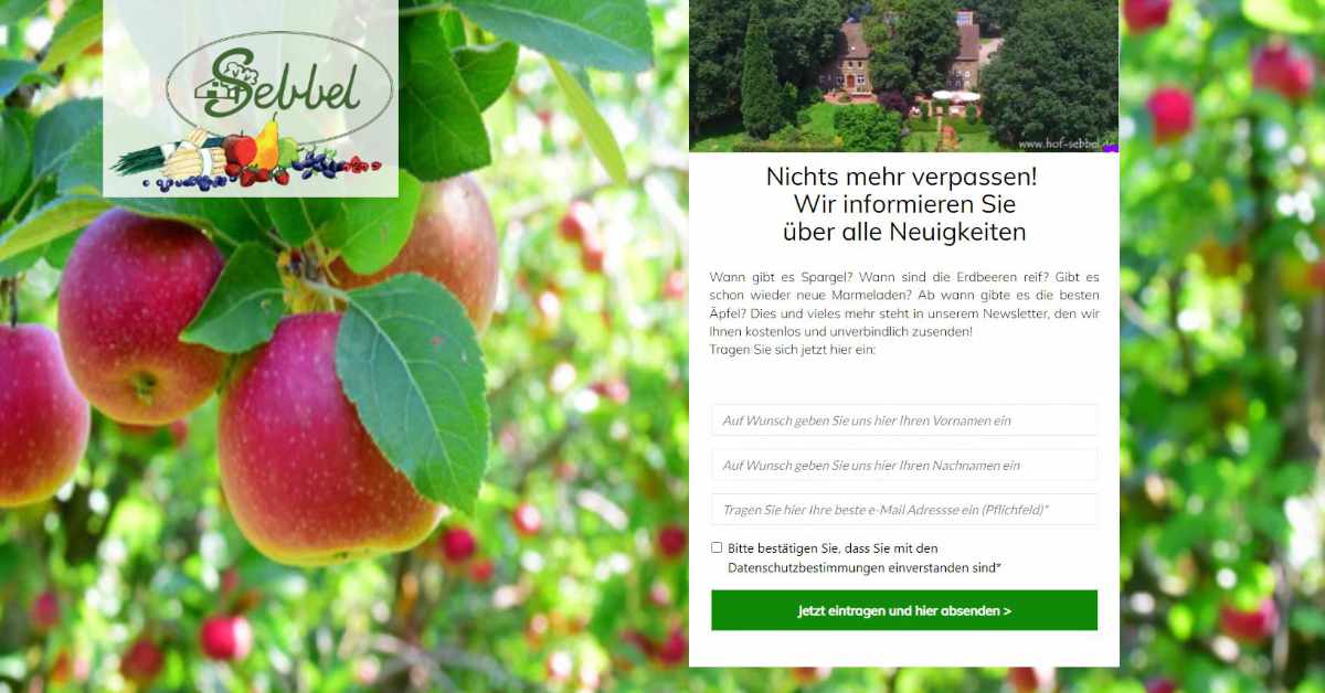 Café Am Spargel- & Obsthof Sebbel Obst- und Spargelhof Sebbel | Spargel und Obsthof